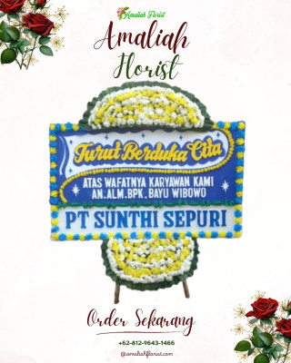 Papan Bunga Duka di Bojongkerta