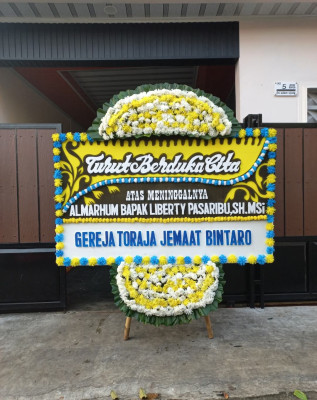 Papan Bunga Duka di Bojongkerta