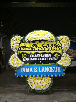 Papan Bunga Duka di Bojongkerta
